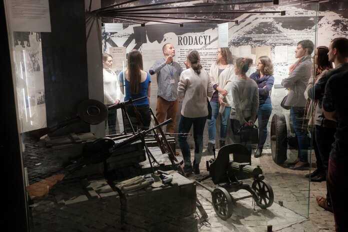 guided tour in Schindler's enamel factory