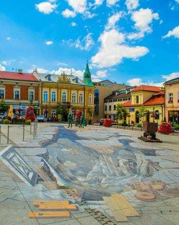 The market square in Wieliczka