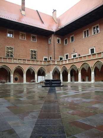 dziedziniec Collegium Maius w Krakowie